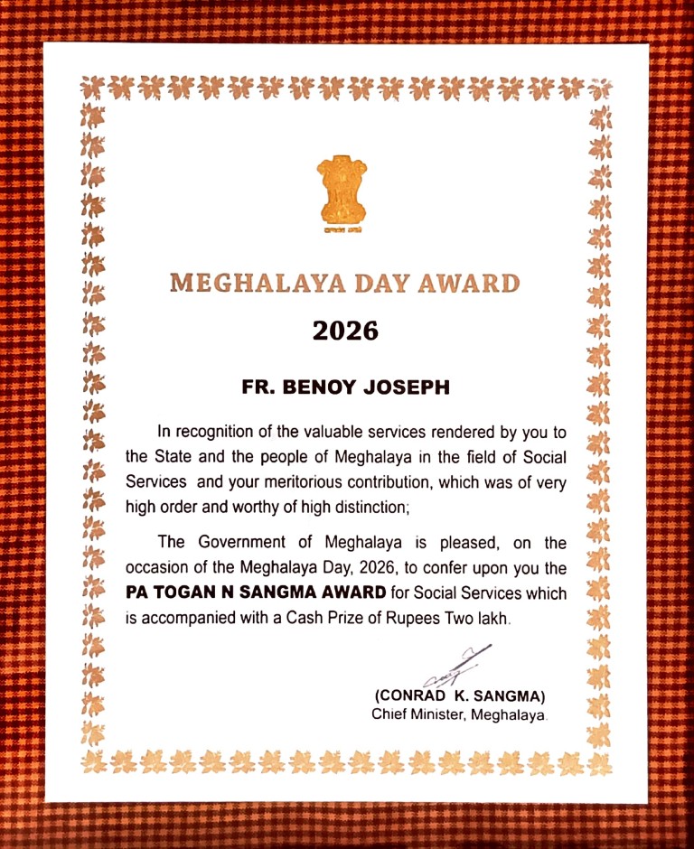 Pa Togan N. Sangma Award for Social Services