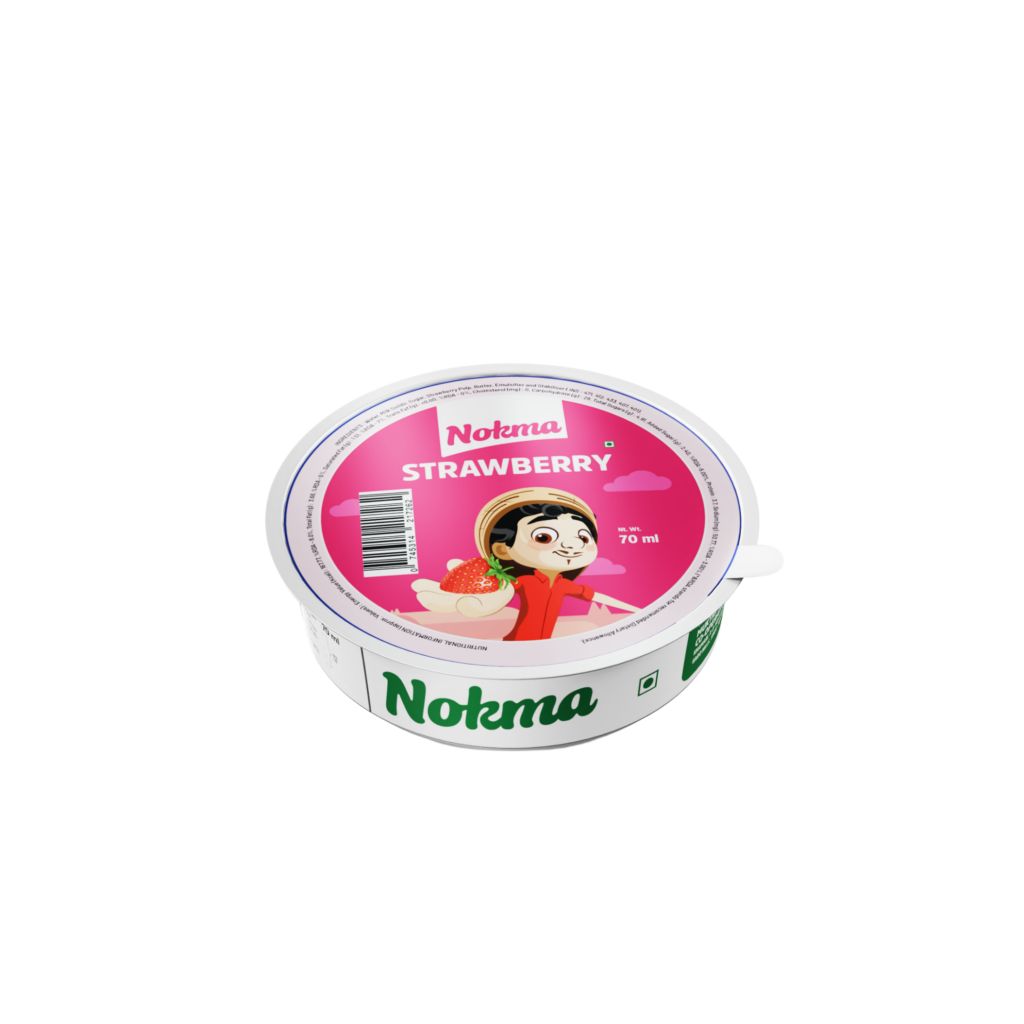 NOKMA STRAWBERRY ICE CREAM CUP